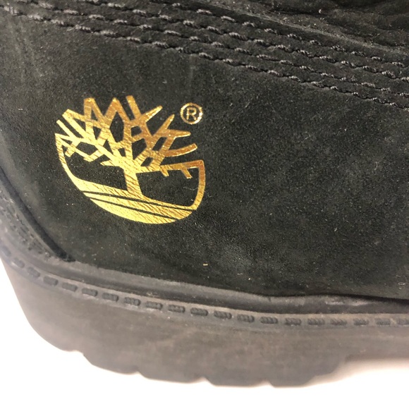RARE Timberland velvet black boots Women Sz 9.5 - Picture 10 of 13